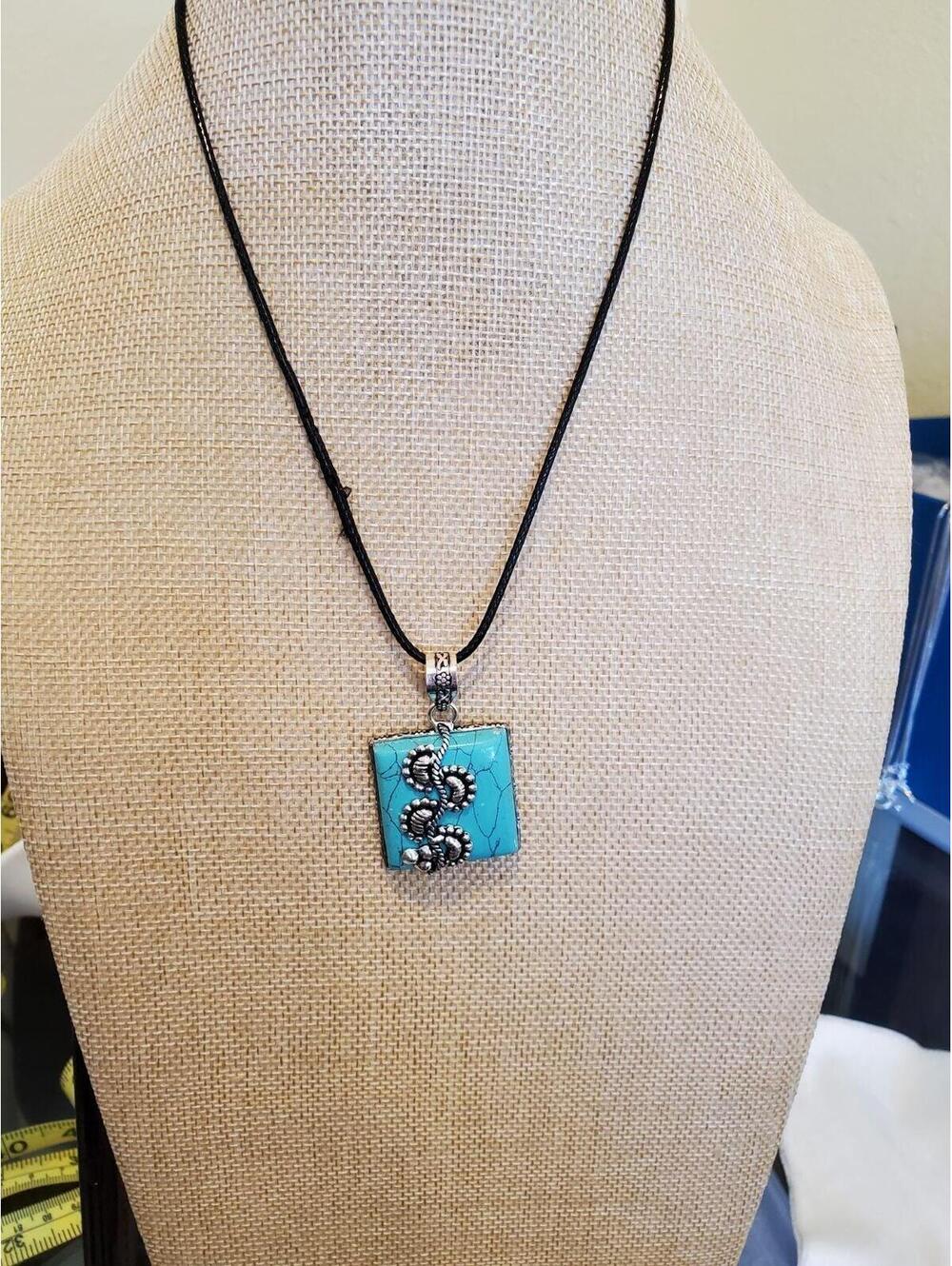 925 turquoise necklace - Picture 2 of 7